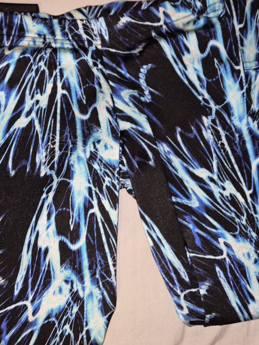 Blackmilk Electric Blue Lightning Leggings